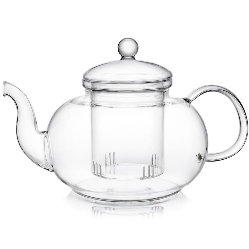 Blossoms Glass Teapot with Removable Loose Tea Infuser